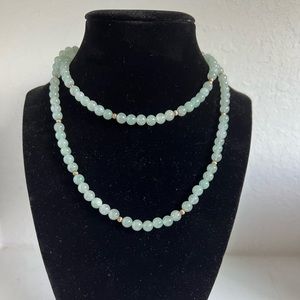 Beautiful jade necklace.